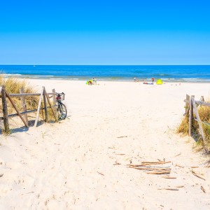 Wyjątkowa plaża w Łebie